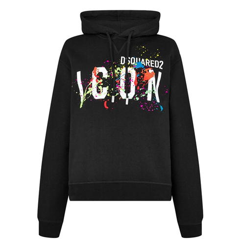 DSQUARED2 - Icon Paint Splatter Hoodie
