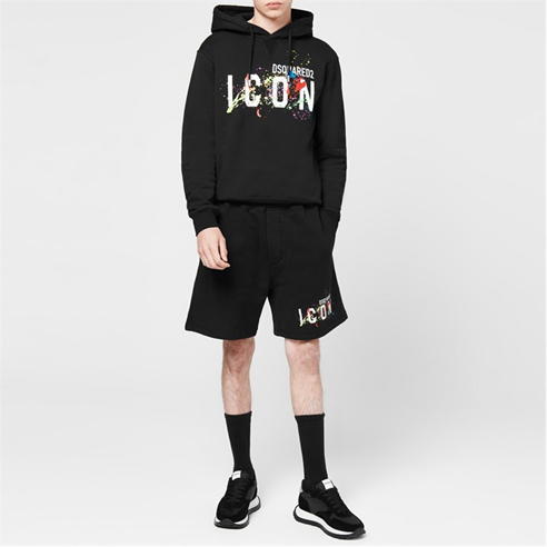 DSQUARED2 - Icon Paint Splatter Hoodie