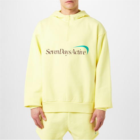 7 DAYS ACTIVE - Logo Half Zip Hoodie