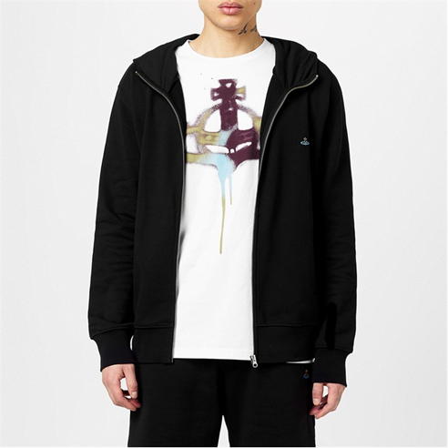 VIVIENNE WESTWOOD - Orb Crest Zip Hoodie