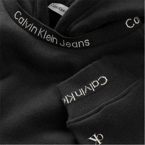 Calvin Klein Jeans - INTARSIA FLEECE HOODIE