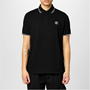 Black - STONE ISLAND - Tipped Badge Logo Polo Shirt