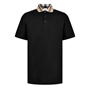 Black A1189 - BURBERRY - Cody Check Polo Shirt