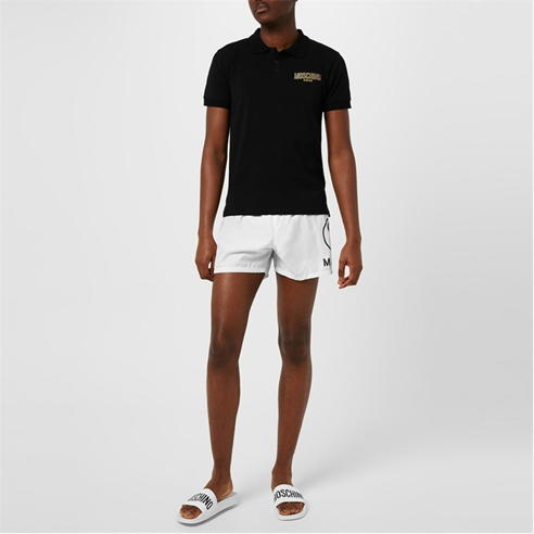 MOSCHINO - Logo Print Polo Shirts