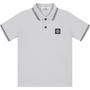 White V1001 - STONE ISLAND - Boy'S Tipped Polo Shirt