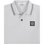 White V1093 - STONE ISLAND - Boys Tipped Polo Shirt