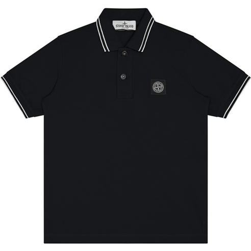 STONE ISLAND - Boys Tipped Polo Shirt