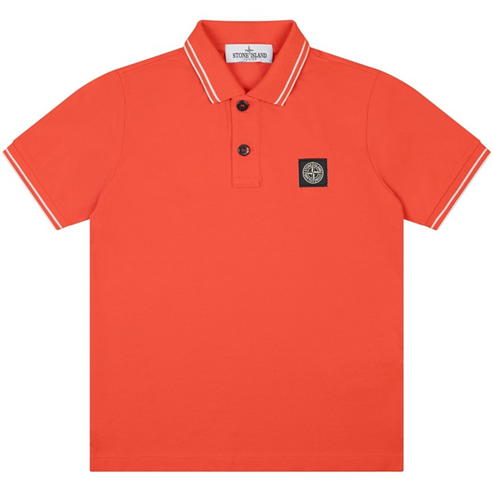 STONE ISLAND - Boys Tipped Polo Shirt