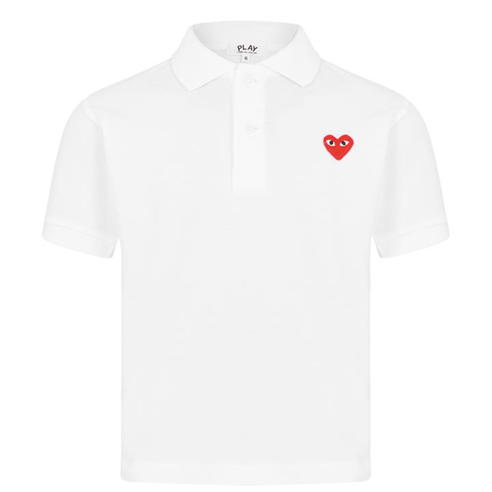 COMME DES GARCONS PLAY - Red Heart Polo Shirt
