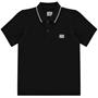 Black 999 - CP COMPANY - Boys Logo Polo Shirt