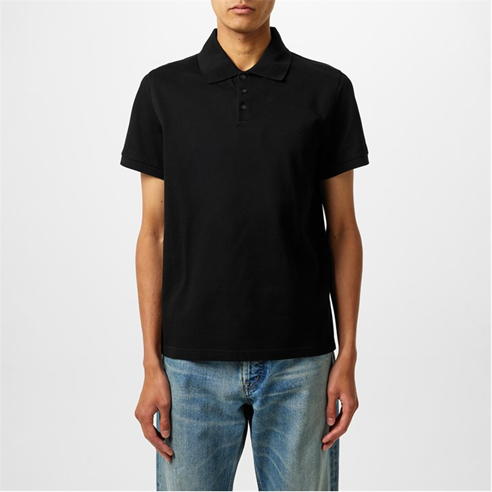 SAINT LAURENT - Logo Polo Shirt