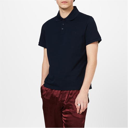 SAINT LAURENT - Logo Polo Shirt