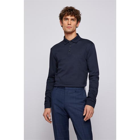 Boss - Pado 30 Long Sleeve Polo Shirt