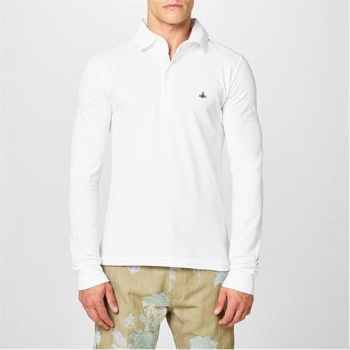 VIVIENNE WESTWOOD - Long Sleeved Polo Shirt