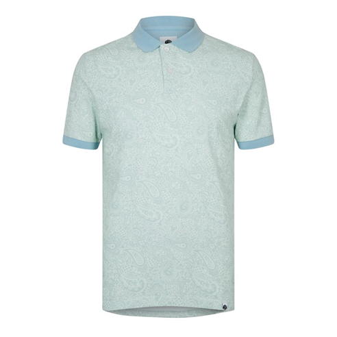 Pretty Green - PG Tonal Paisley Polo