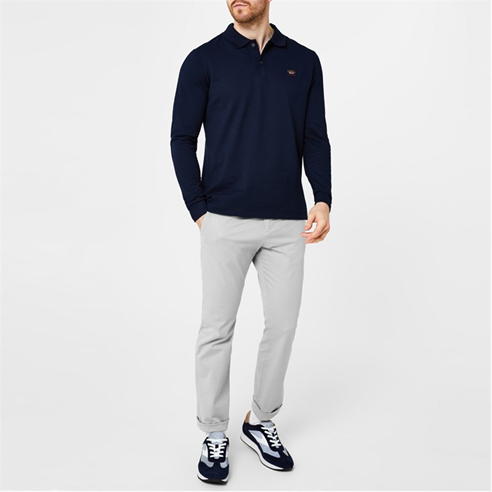PAUL AND SHARK - Basic Long Sleeved Polo Shirt