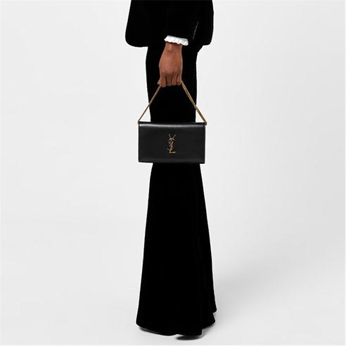 SAINT LAURENT - Flared Velvet Trousers