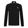 Nero A0029 - STONE ISLAND - Long Sleeve Patch Polo Shirt
