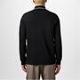 Nero A0029 - STONE ISLAND - Long Sleeve Patch Polo Shirt
