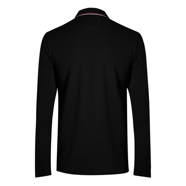 mens armani long sleeve polo