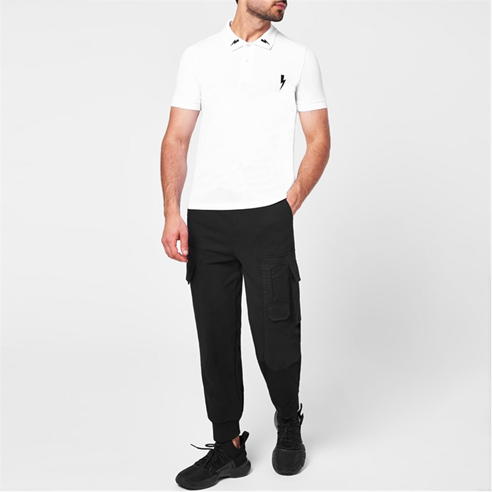 NEIL BARRETT - 3 Bolt Polo Shirt