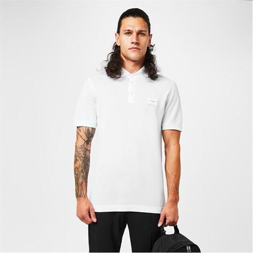 DOLCE AND GABBANA - Rubber Plate Polo Shirt