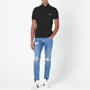 Nero N0000 - DOLCE AND GABBANA - Rubber Plate Polo Shirt