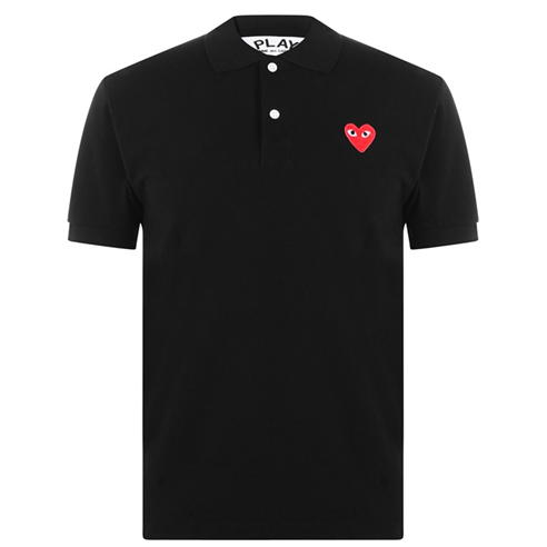 COMME DES GARCONS PLAY - Small Heart Polo Shirt
