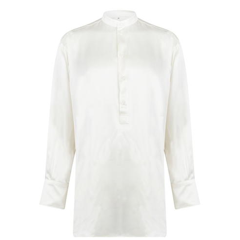 DOLCE AND GABBANA - Collarless Ferno Shirt