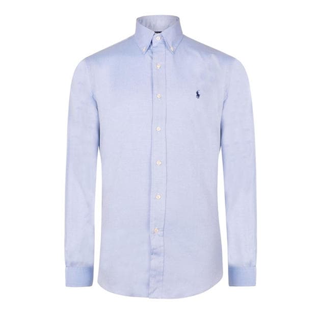 ralph lauren blue oxford shirt