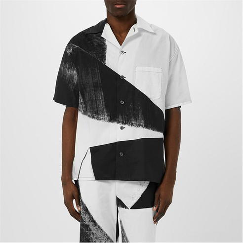ALEXANDER MCQUEEN - Button Dwon Abstract  Shirt