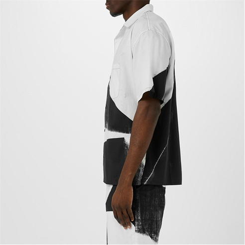 ALEXANDER MCQUEEN - Button Dwon Abstract  Shirt