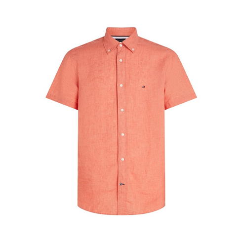 Tommy Hilfiger - PIGMENT DYED LINEN RF SHIRT S/S