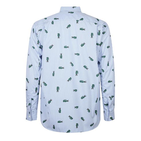 COMME DES GARCONS SHIRT - X Lacoste Striped Croc Shirt
