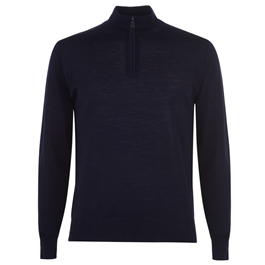CANALI - quarter Zip Knitted Jumper
