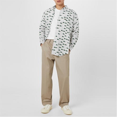 COMME DES GARCONS SHIRT - X Lacoste Croc Shirt