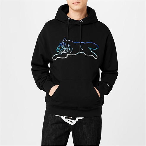 ICECREAM - Crystal Embellished Running Dog Hoodie