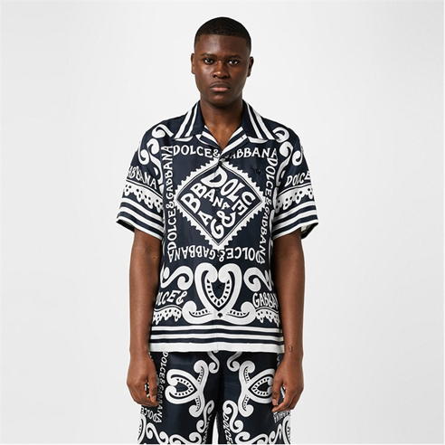 DOLCE AND GABBANA - DG Bandana Shirt Sn42