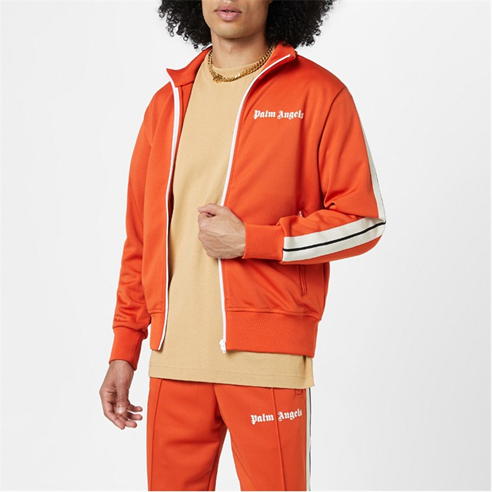 PALM ANGELS - Funnel Zip Tracksuit Jacket