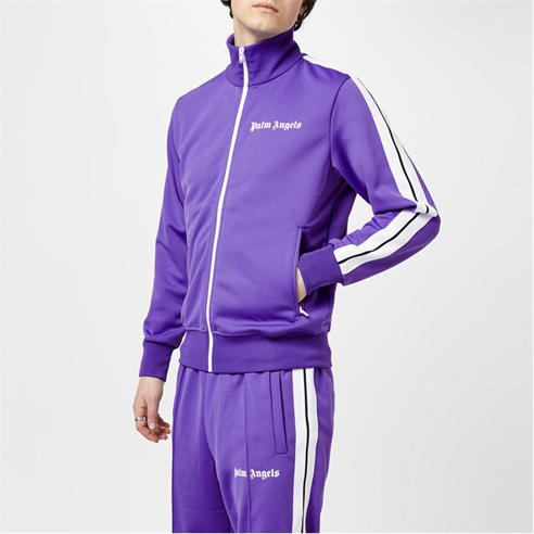 PALM ANGELS - Funnel Zip Tracksuit Jacket