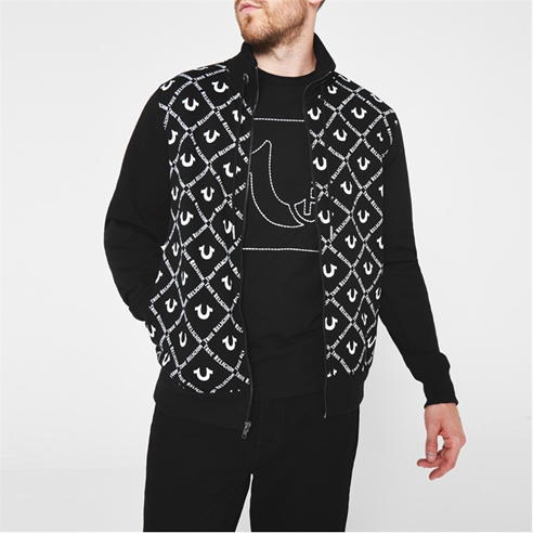 True Religion - AO Track Fleece Top