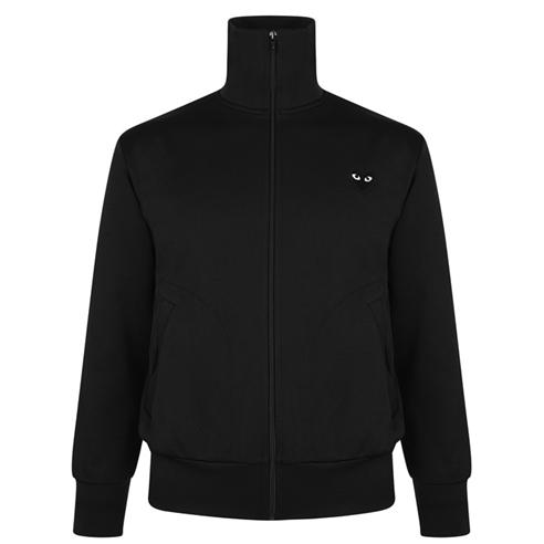 COMME DES GARCONS PLAY - High Neck Zip Sweatshirt
