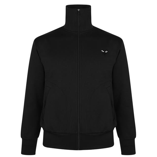 COMME DES GARCONS PLAY - High Neck Zip Sweatshirt