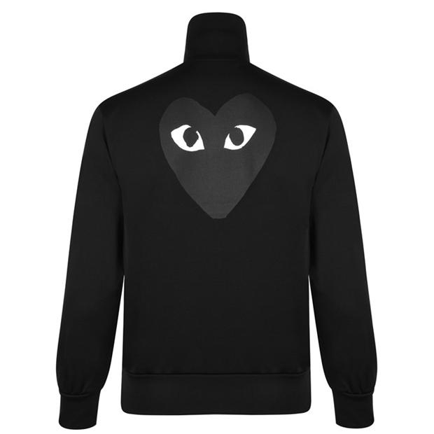 Comme des garcons play online high neck zip sweatshirt