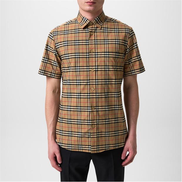 burberry short sleeve button up