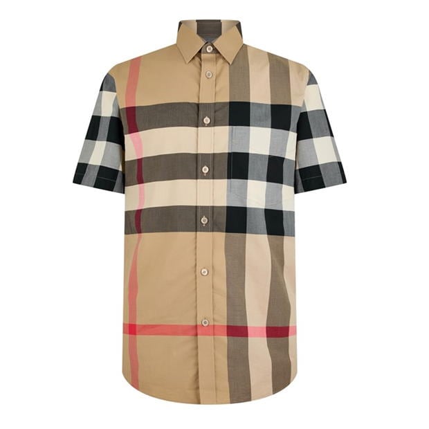 short sleeve burberry shirt