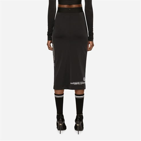 DOLCE AND GABBANA - Dg Vib3 Stretch Jersey Pencil Skirt