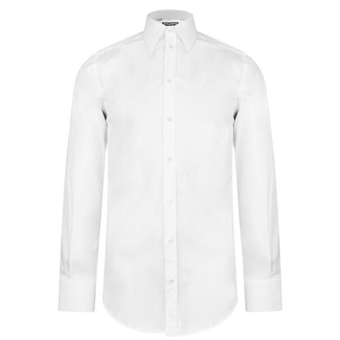 DOLCE AND GABBANA - Gold Fit Stretch Long Sleeved Shirt