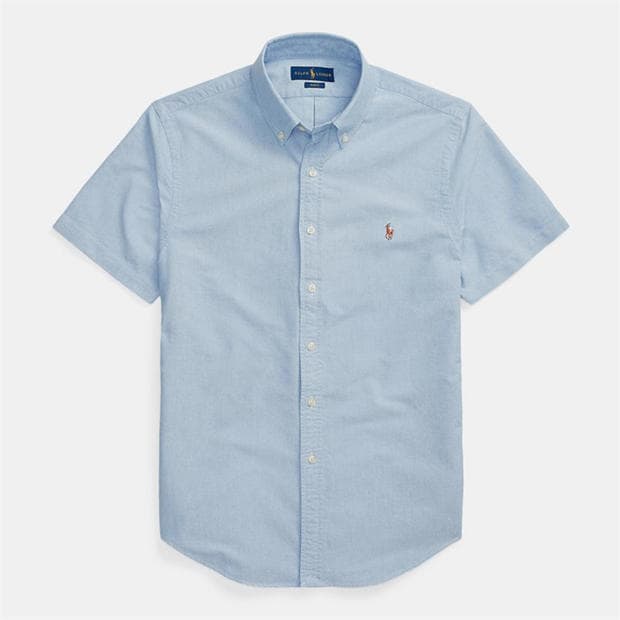 ralph lauren short sleeve oxford shirt