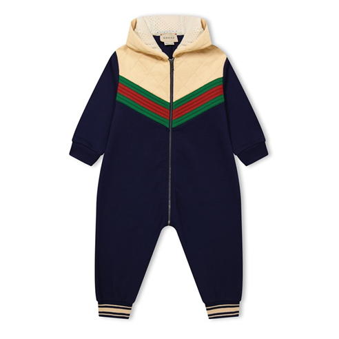 GUCCI - Chevron Stripe Romper